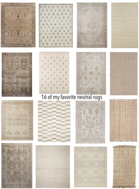 16 Of My Favorite Neutral Rugs Neutral Wool Rugs Living Room, Neutral Living Room Jute Rug, Wool Area Rugs In Living Room, Neutral Traditional Rug, Neutral Area Rugs 8x10, Rugs Neutral, Light Rugs Living Room, Textured Area Rugs In Living Room, Farmhouse Entry Rug