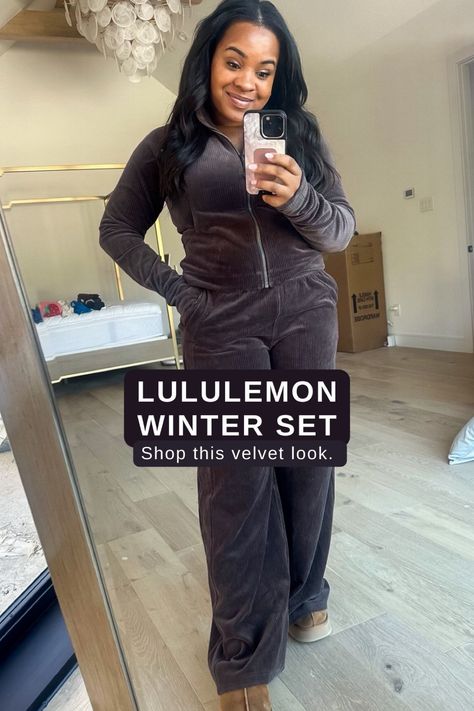 I’m always on the lookout for cute everyday outfits! Velvet everything. This set is on major sale right now! Shop before it’s gone. 🤍 This sweatpants outfit is perfect for lounging around the house or going for a coffee run. If you ever need cool mom outfits or style inspiration, tap to shop my LTK! velvet outfit l velvet inspo l lululemon set l workout set Cool Mom Outfits, Lululemon Set, Velvet Outfit, Velvet Set, Coffee Run, Sweatpants Outfit, Velvet Clothes, Cool Mom, Winter Set