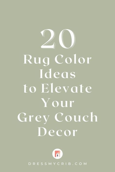 20 brilliant ideas to try with earth-toned neutrals in your living room decor and grey couch interior. Living room rugs in earthy, creamy and neutral colors to green and blue rugs, explore a range of options to elevate your space and grey couch decor. Embrace the earth tones with these carefully curated inspirations. Suitable for coastal beach neutral living room, modern boho living room, mid century, scandinavian interiors. Find the best rugs by using our rug visualization function. Gray Sectional Green Accents, Decorate With Grey Couch, Grey Couch With Colorful Accents, White Couch Rug, Living Room Rugs With Grey Couch, Grey Couch Rug Ideas, Gray Couch Rug Ideas, Grey Carpet Living Room Ideas, Grey And Green Living Room Ideas