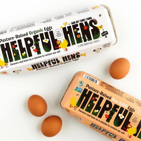 Designsake Studio Hatches Playful Packaging For Helpful Hens | Dieline - Design, Branding & Packaging Inspiration Egg Carton Packaging, Egg Packing Design, Egg Carton Design, Farm Packaging, Egg Packaging Design, Healthcare Branding, Carton Design, Cross Your Fingers, Egg Packaging