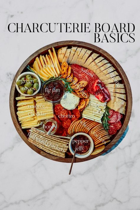 Round Cheese Platter, Meat Cheese Veggie Charcuterie Board Ideas, Round Tray Charcuterie Board, Simple Round Charcuterie Board, Round Meat And Cheese Platter, Simple Meat And Cheese Board, Charcuterie Board Round Platter, Round Cheese Board Ideas, Charcuterie Round Board Ideas