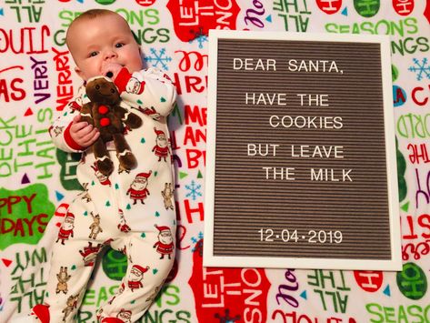 Dear Santa letter board- Christmas letter board for baby Thanksgiving Letter Board Baby, Baby Christmas Letter Board, Diy Picture Ideas, Christmas Baby Photoshoot, Letter Board Baby, Holiday Baby Pictures, Christmas Letter Board, Photoshoot Diy, Baby Christmas Photography