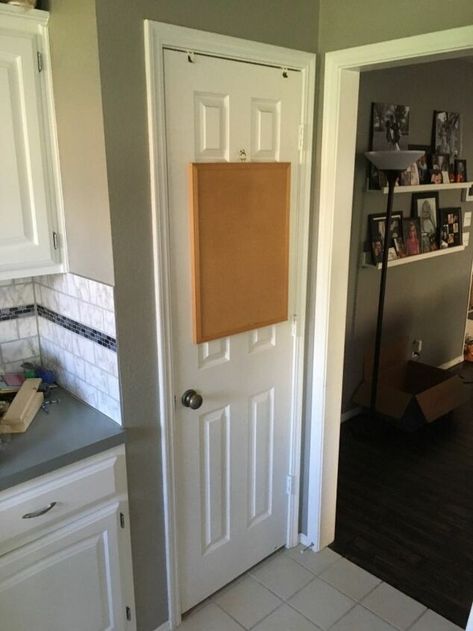 DIY pantry door makeover- Is your small pantry giving you a headache? With this diy project, you too can give your pantry the organization you've always desired. Keep your pantry organized and orderly with this farmhouse inspired diy closet idea! #diy #door #pantry #farmhouseinspired #hometak #pantrydoor #kitchen Pantry Door Makeover, Diy Pantry Door, Kitchen Backsplash Decor, Door Update, Backsplash Decor, Fireplace Walls, Faux Wood Paint, Closet Idea, Door Makeover Diy