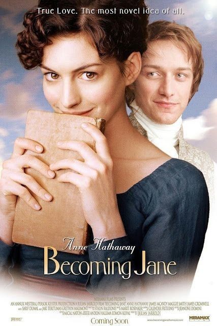 Becoming Jane (2007) Becoming Jane, Anne Hathaway, Jane Austen, Free Movies, Movie Poster, Tv Shows, Romance