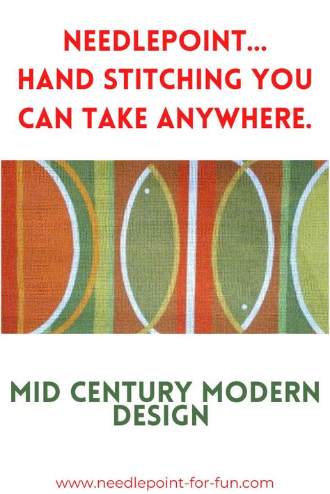 Unique needlepoint designs, including mid-century modern, that will have you stitching and relaxing while stuck indoors. How To Needlepoint, Modern Needlepoint, Needlepoint Accessories, Needlepoint Pillow Kits, African Sunset, Needlepoint Pillow, Mexican Embroidery, Lady In Waiting, Tapestry Kits