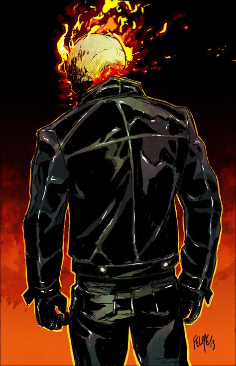 Ghost Raider, Ghost Rider Johnny Blaze, Ghost Rider Wallpaper, Johnny Blaze, Avengers Comics, Marvel Comics Art, Comic Collection, Ghost Rider, Superhero Art