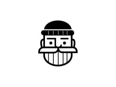 Face Logo Illustration, Hipster Logo Design, Mustache Logo, Person Logo, Study Logo, Beard Logo Design, N Logo Design, Beard Logo, Logo Portrait