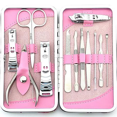 Nail Stamp Kit, Pink Flower Nails, Mens Grooming Kit, Nail Scissors, Pedicure Set, Steel Nail, Pedicure Kit, Manicure Kit, Nail Art Kit