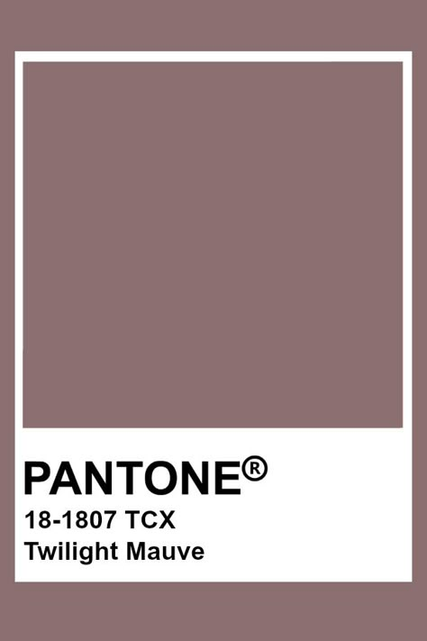 Pantone Twilight Mauve Pantone Mauve Colour Palettes, Dusty Mauve Aesthetic, Mauve Colour Palette, Mauve Pantone, Mauve Aesthetic, Mauve Interior, Mauve Paint Colors, Pantone Tcx, Mauve Colour