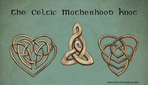 Mother Daughter Celtic Knot, Celtic Knot Meaning, Celtic Mother Tattoos, Celtic Motherhood Tattoo, Motherhood Symbols, Small Celtic Tattoos, Celtic Knot Meanings, Mother Daughter Symbol, Celtic Motherhood Knot