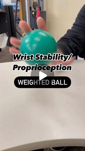 Wrist Stability Exercises, Sensory Activities For Adults, Balance Exercises Stability, Hand Strengthening Activities, Diy For Adults, Work Exercises, Hand Strengthening, Stability Exercises, Weight Ball