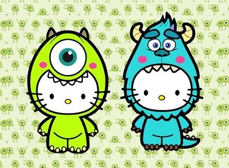 HELLO KITTY Hello Kitty Svg, Monsters Inc, Hello Kitty, Kitty, White, Black, Monsters Inc.