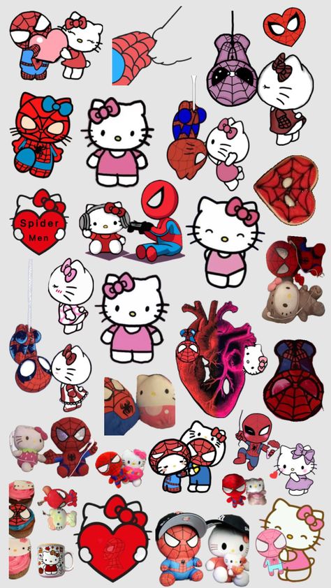 Hello Kitty Gf, Me And My Bf, Gf Bf, My Bf, Your Aesthetic, Spiderman, Hello Kitty, Kitty, Energy