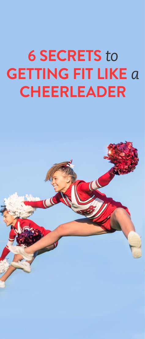 6 Secrets to Getting Cheerleader Fit .ambassador Cheerleader Workout, Cheerleading Workouts, Cheer Workouts, Cheer Leading, Cheer Life, Cheer Coach, Cheer Stunts, Cheer Coaches, Cheer Stuff