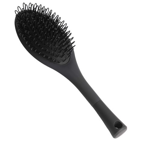 The Hair Shop Black Loop Brush - Salon Professional Grade with Matted Black and Ergonomic Design - Safe Detangler Tool for 100% Remy Human and Synthetic Hair Extensions and Wigs >> Continue to the product at the image link. (This is an affiliate link) Detangling Brush, Synthetic Hair Extensions, Hair Shop, Hair Detangler, Scalp Massage, Ergonomics Design, Professional Hairstyles, Hair Shampoo, Ergonomic Design