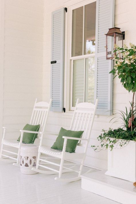 Coastal Front Porch, Shutters Repurposed Decor, Shutter Styles, Farmhouse Shutters, Rustic Shutters, Front Porch Makeover, House Shutters, Blue Shutters, Diy Shutters