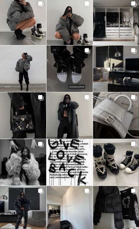 shapewaist Streetwear Instagram Feed, Black Aesthetic Instagram, Aesthetic Instagram Accounts, Instagram Feed Goals, White Feed, Instagram Feed Tips, Best Instagram Feeds, Instagram Branding Design, Instagram Feed Planner