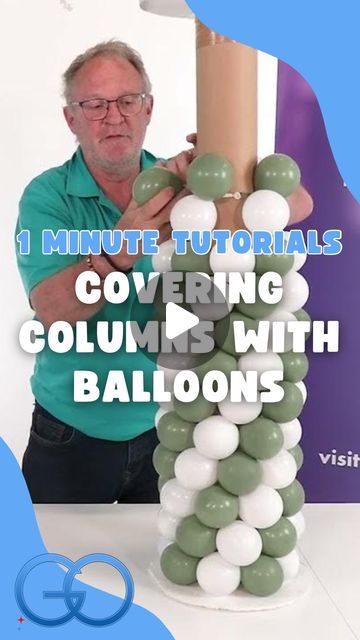 Balloon & Party Wholesaler - Stevenage, Hertfordshire on Instagram: "NEW TUTORIAL on YouTube!!  Covering volume with balloons isn’t easy…. When you don’t know how 😉  #youtubechannel #youtubetutorial #balloontutorial #balloontraining #balloonartist #eventdecor" Balloon Pillars Diy, Balloon Tower Ideas, Diy Balloon Column Stand, Balloon Tower Diy, Balloon Columns Ideas, Backdrop Inspiration, Column Decor, Balloon Decorations Diy Tutorials, Balloon Training