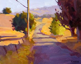 Timothy Horn, Inspiring Paintings, Landscape Reference, Impressionistic Art, Plein Air Landscape, Shadow Art, Background Art, Paintings I Love, Plein Air Paintings