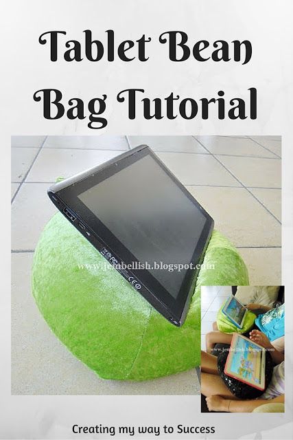 How To Make A Bean Bag, Diy Ipad Stand, Bean Bag Pattern, Bean Bag Filler, Tablet Pillow, Large Bean Bags, Bag Chairs, Scandinavian Dining, Ipad Holder