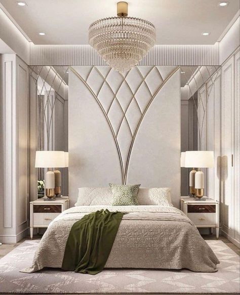 2024 Bedroom, Bedroom Bedding Sets, Bedroom Wardrobe Design, Bad Room, Head Boards, Bed Headboard Design, Wall Fabric, Bedroom Interior Design Luxury, Luxury Bedroom Design