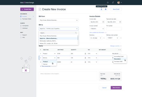 Data create invoice options Web Application Ui, Ui Forms, Mobile App Inspiration, Form Inspiration, Create Invoice, Invoice Design, Ecommerce Web Design, Dashboard Ui, Booklet Design