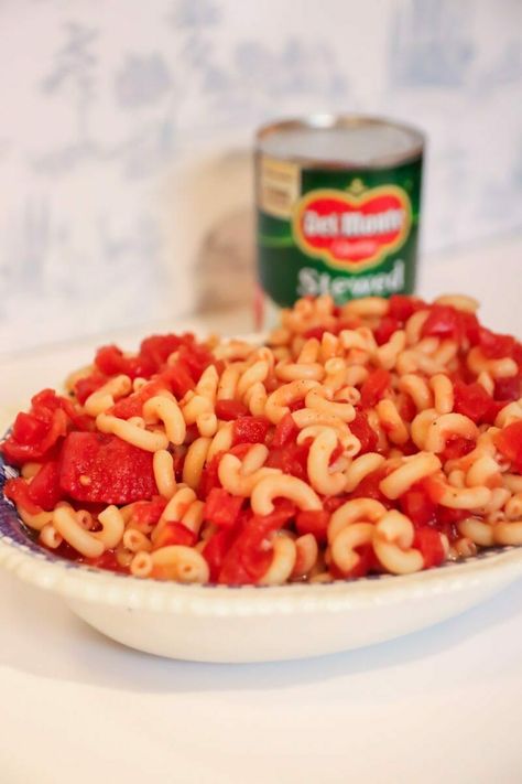 Lamberts Macaroni And Tomatoes, Elbow Noodles And Tomatoes, Macaroni And Stewed Tomatoes, Stewed Tomatoes And Macaroni, Macaroni Tomato Pasta, Tomato And Macaroni, Noodles And Tomatoes Recipe, Macaroni And Tomatoes Recipe, Macaroni And Tomatoes Old Fashioned