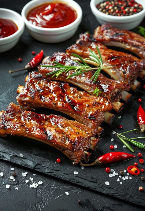 Learn How to Cook Ribs In Air Fryer Recipe For Free | Recipes You'll Love, Made Easy! Ribs In Air Fryer, Air Fryer Ribs, Easy Ribs, Fall Party Food, How To Cook Ribs, Apple Salad Recipes, Air Fryer Recipe, Veg Dishes, Ribs Recipe