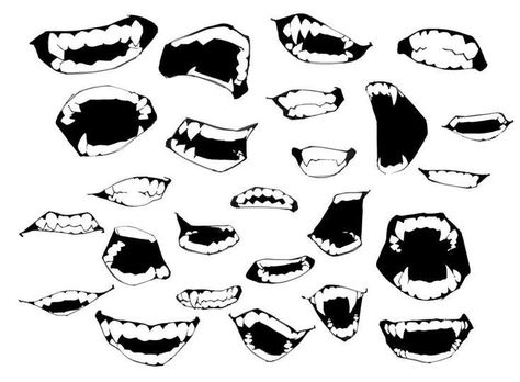 Overpowered Character, Teeth Drawing, Beautiful Pencil Drawings, Anime Mouths, Drawing Face Expressions, Mouth Drawing, Procreate Tutorial, Body Reference Drawing, Drawing Expressions