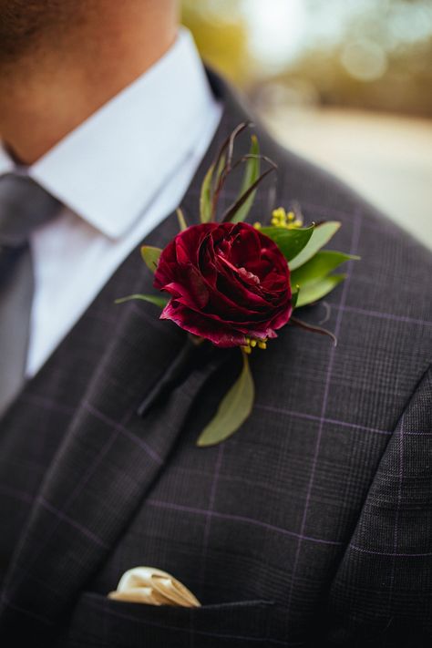 Burgundy Ranunculus Boutonniere Pink Corsage And Boutonniere, Spray Roses Boutonniere, Burgundy Ranunculus, Pink Corsage, Blue Corsage, Boutonniere Wedding Rustic, Ranunculus Boutonniere, White Rose Boutonniere, Pink Boutonniere