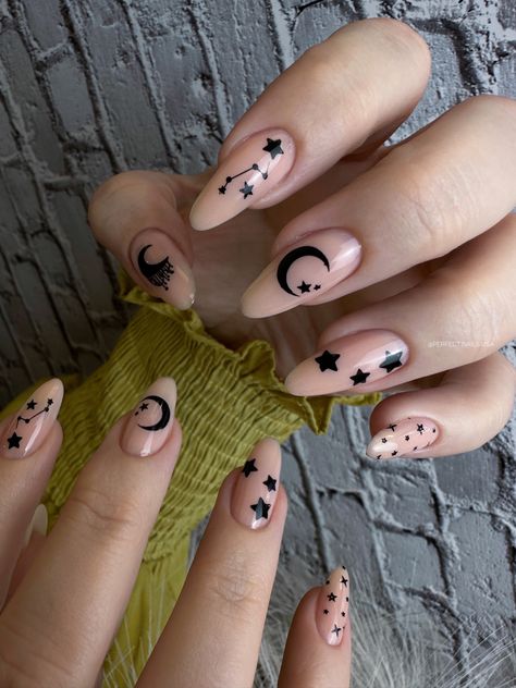 Hard Nail Art, 25 Nails, Bohemian Nails, Mystic Nails, Cartoon Nails, Witchy Nails, Wow Nails, Star Nails, Elegant Nails