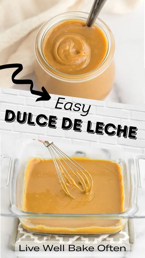 Easy Dulce de Leche Live Well Bake Often, Homemade Funnel Cake, Seasonal Baking, Caramel Fudge, Savory Appetizer, Caramel Recipes, Christmas Food Desserts, Funnel Cake, Homemade Caramel