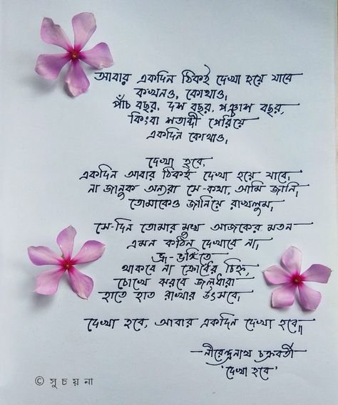 Bangla Handwriting Beautiful, Bengali Handwriting Style, Bangla Handwriting, Bengali Handwriting, Bengali Script, Bengali Lines, Bangla Poem, Village Morning, Bengali Caption