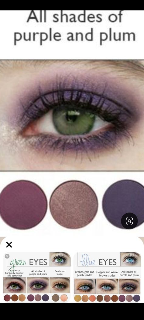 Violet Eyeshadow, Get The Look, Violet, Paint, Makeup, Make Up