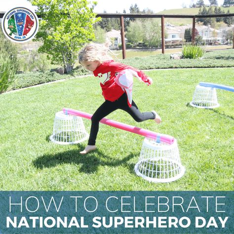 Superhero Day Activities, Superhero Day, Superhero Obstacle Course Ideas, Super Hero Carnival Games, Super Hero Obstacle Course, Superhero Kids Activities, Superhero Obstacle Course, Superhero Trunk Or Treat Games, Superhero Play Ideas