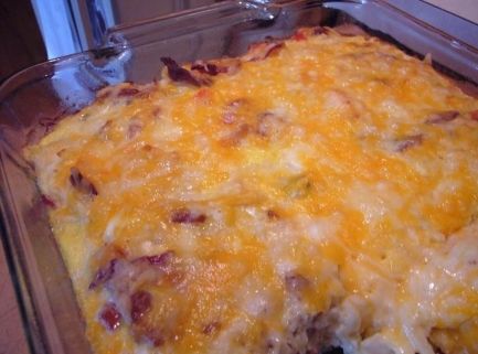 FULLY LOADED BREAKFAST CASSEROLE Recipe Loaded Breakfast Casserole, Bully Beef, Amish Breakfast Casserole, Beef Pasta Recipes, Breakfast Sweets, Beef Pasta, Family Breakfast, Amish Recipes, South African Recipes