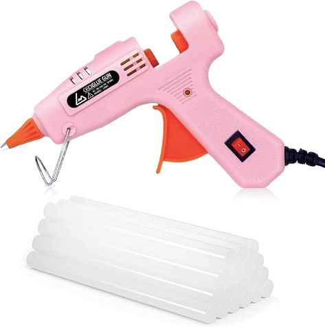 Amazon.com: Glue Gun, Mini Hot Glue Gun Kit with 20 Glue Sticks, Hot Glue Guns for Crafts School DIY Arts Home Quick Repairs, Mini Glue Gun Pink : Arts, Crafts & Sewing Glue Sticks, Glue Crafts, Hot Glue Gun, Glue Gun, Birthday Gifts For Kids, Great Christmas Gifts, I Got It, Hot Glue, School Crafts