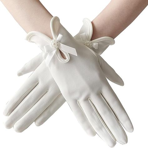 Gloves For Wedding, Flower Gloves, Princess Gloves, Victorian Gloves, Dinner Party Style, White Lace Gloves, Party Gloves, Arsenic And Old Lace, Gloves Lace