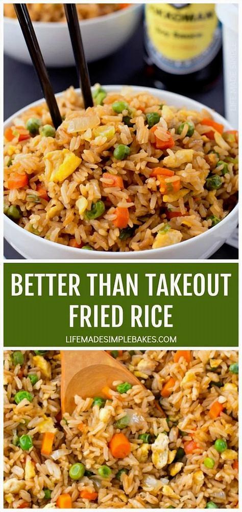 Transform your kitchen into a culinary paradise with this homemade fried rice recipe that rivals any takeout. Packed with vibrant veggies, savory seasonings, and your choice of protein, this dish is a quick and satisfying meal for any night of the week. Perfect for using up leftover rice, this recipe is both budget-friendly and incredibly delicious. Whether you're a seasoned chef or a beginner in the kitchen, you'll love how easy it is to whip up this flavorful favorite. Say goodbye to delivery and hello to your new go-to dinner option. Better Than Takeout Fried Rice Recipe, Takeout Fried Rice, Quick Fried Rice, Homemade Fried Rice, Fried Rice With Egg, Budget Family Meals, Better Than Takeout, Easy Rice Recipes, Cauliflower Fried Rice