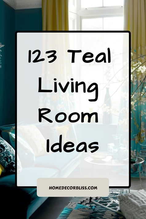 Discover over 123 stunning teal living room ideas to elevate your home decor. From bold accent walls to chic furniture pieces, find inspiration for your next interior design project. Teal is a versatile color that brings a sense of serenity and sophistication to any space. Whether you prefer a modern or traditional style, these ideas will help you create a stylish and cozy living room that showcases your unique taste. Teal And Gray Sofa Living Room, Teal And Ivory Living Room, Teal And Grey Curtains Living Room, Living Room Teal Sofa Decor, Sage And Turquoise Living Room, Teal Black And Tan Living Room, Green Walls Living Room Blue Sofa, Living Room Inspiration Teal Sofa, Cozy Teal Living Room