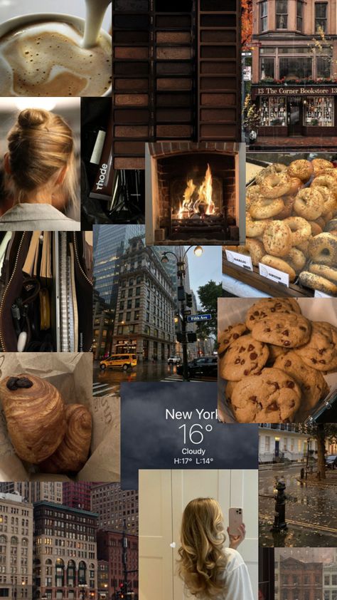 New York Fall Aesthetic, Vision Board Art, Fall Mood Board, New York Fall, Weird Things, Fall Inspo, Autumn Cozy, Winter Aesthetic, Autumn Aesthetic