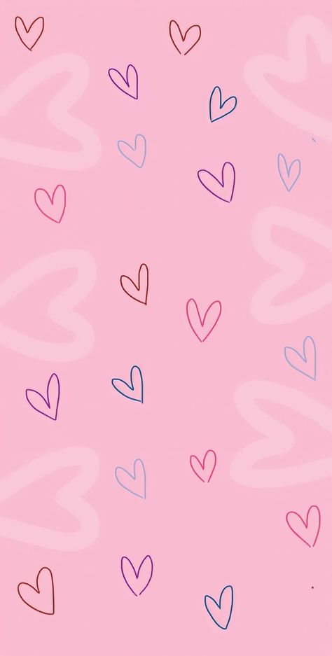 Iphone Wallpaper Violet, Wallpaper Love, Pink Wallpaper Backgrounds, Wallpaper Doodle, Valentines Wallpaper, Hippie Wallpaper, Cute Simple Wallpapers, Iphone Wallpaper Girly, Cute Wallpaper For Phone