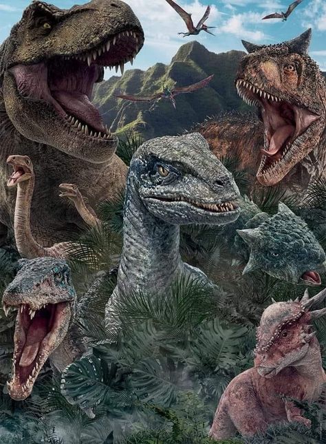 Jurassic World 3, Dinosaur Pictures, Jurassic World Dinosaurs, Falling Kingdoms, Jurassic Park World, Dinosaur Fossils, Dinosaur Art, Mythical Creatures Art, Jurassic World