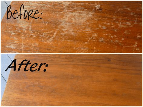 Scratches On Wood Furniture, Scratched Wood, Wood Furniture Plans, Furniture Scratches, Cleaners Homemade, Diy Cleaning Products, Cleaning Organizing, Spring Cleaning, Household Hacks