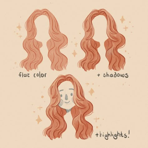 A little snippet from my ✨How I Draw Hair✨ tutorial 💁🏼‍♀️ (Go check out my tutorial bundles!📚) • • • • • #procreatesketch #digitalsketchbook #aestheticart #cuteartwork #cuteartstyle #digitalillustrator #drawingtips #drawingtutorial #arttips #simpleart #procreatetutorial #procreatetips Wavy Hair Drawing Tutorial, How To Draw Wavy Hair, How Draw Hair, How To Color Hair Digital, Wavy Hair Illustration, How To Paint Hair, Cute People Drawing, Draw Hair Tutorial, Illustration Art Tutorial