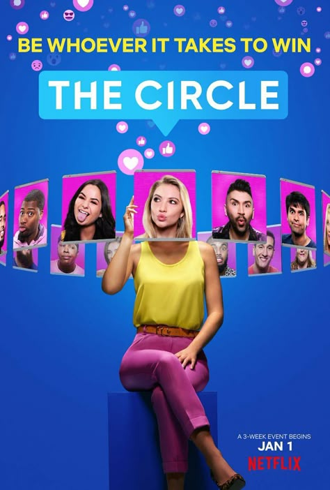 The Circle, Reality Show Poster, Fakes Netflix Poster, The Circle Netflix Show Apartments, The Circle Netflix Show, True Lies Movie Poster, Netflix Games, Castle Poster Tv Show, Good Movies On Netflix