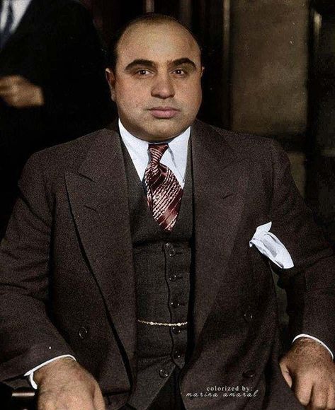 Colorized Photos | Old Photos in Color Goodfellas Poster, 1920s Gangsters, Colorized Historical Photos, Real Gangster, Vintage Photo Prints, Prohibition Era, Chicago Outfit, Mafia Gangster, Wise Guys