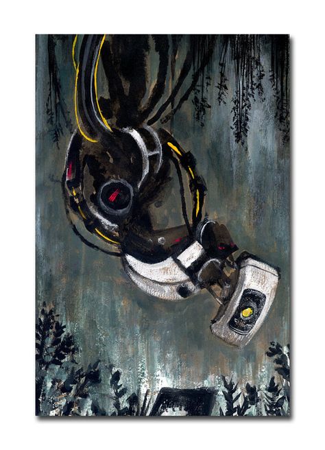 GLaDOS Portal Gaming Postcard Art Print 6x4, $2.40 Glados Portal, Portal Art, Valve Games, Aperture Science, Portal Game, Portal 2, Video Game Fan Art, You Monster, Half Life