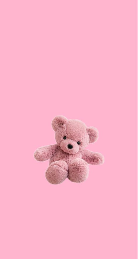 Pink Teddy Bear Wallpaper, Pink Bear Wallpaper, Printable Wall Collage, Teddy Bear Wallpaper, 4k Wallpaper For Mobile, Galaxy Theme, Heart Iphone Wallpaper, Abstract Wallpaper Design, Pink Teddy Bear