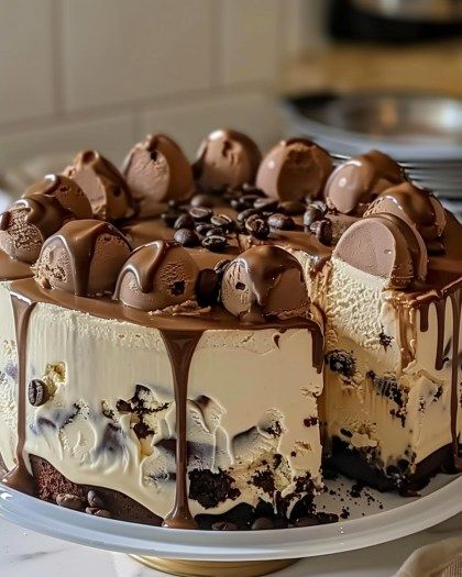 Hot Fudge Ice Cream Cake, Frozen Yourgut Recipe, Cold Stone Ice Cream Cake, Ice Cream Cake Fudge Layer, S’mores Ice Box Cake, Dessert Cups Recipes, Bite Size Desserts, Pretty Dessert, Delicious Cake Recipes